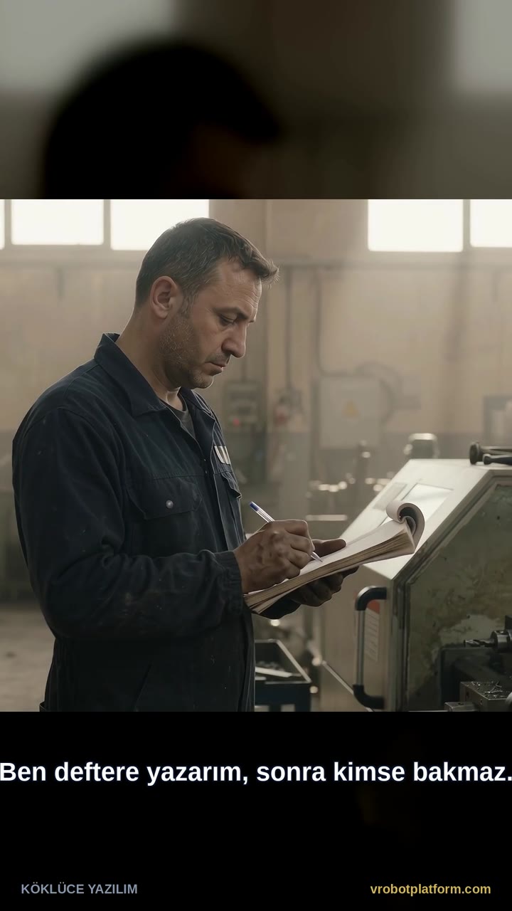 Bir fabrikanın günü — vRobot tanıtım filmi