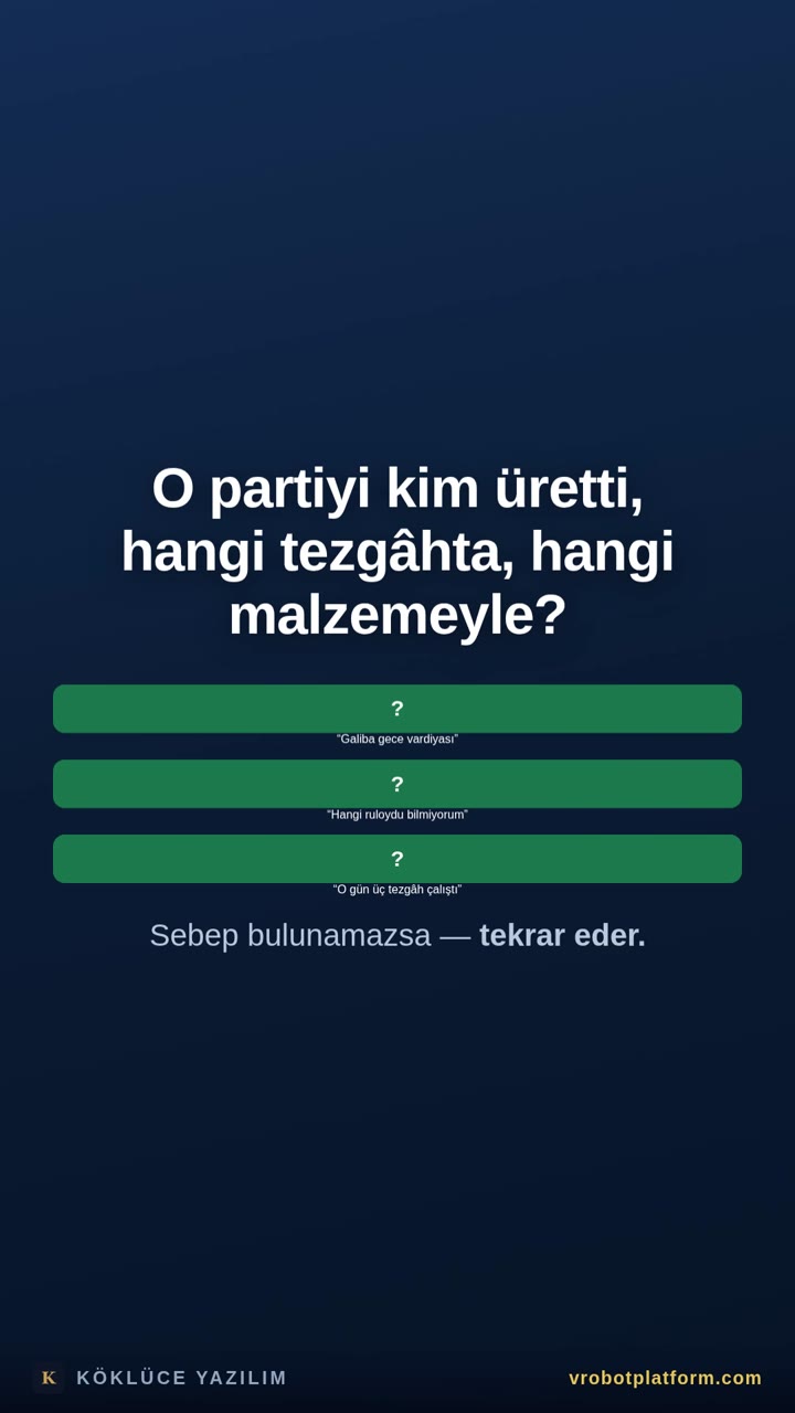 Müşteriden şikâyet geldi — özür dilemek kolay, sebebini bulmak zor